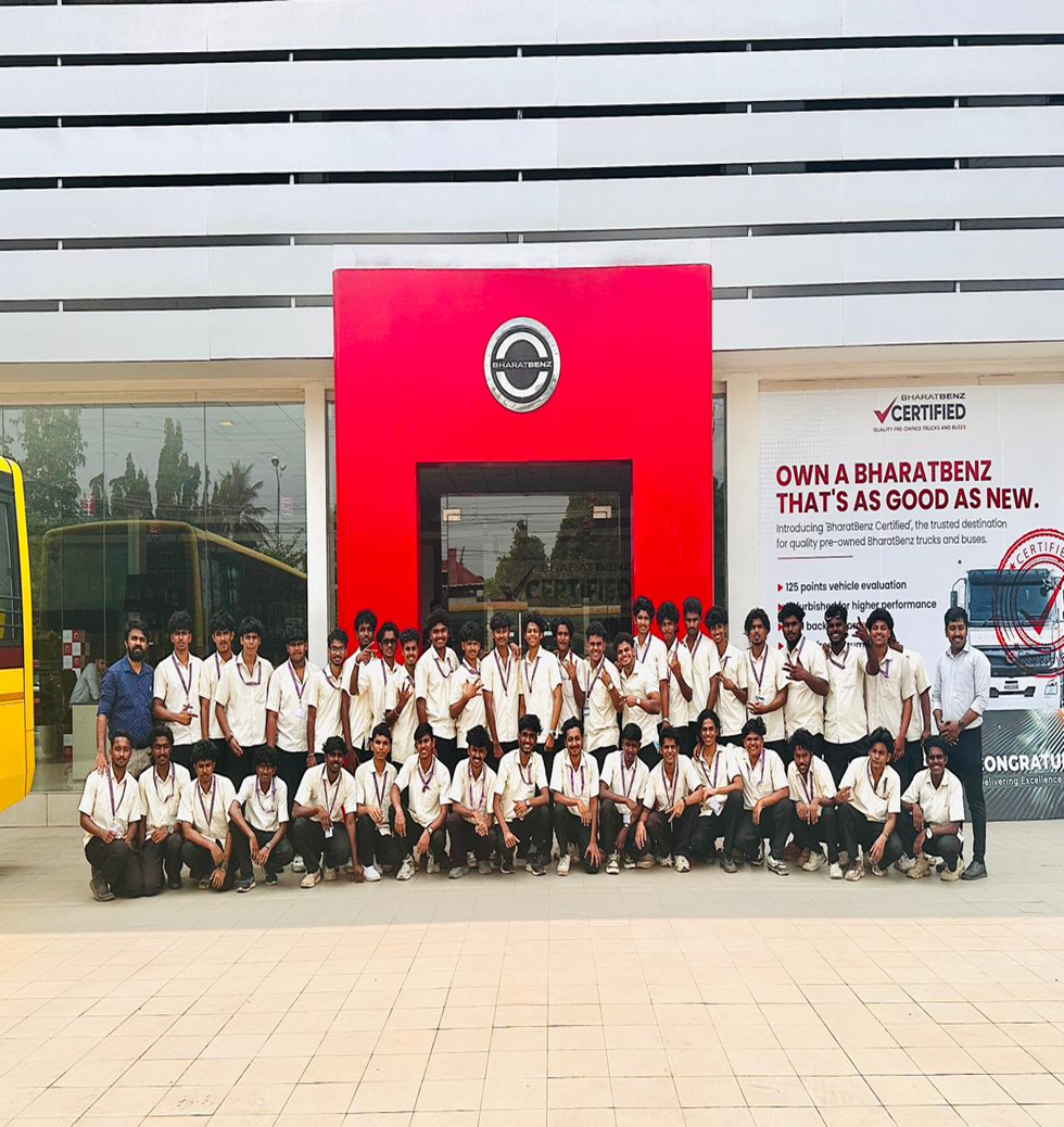 INDUSTRIAL VISIT - Bharat Benz Service Centre